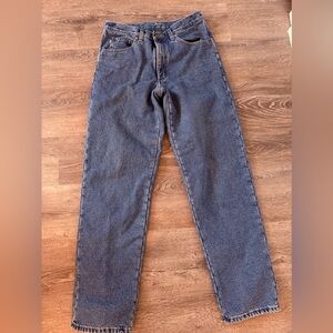 LL Bean SZ 33x34 flannel lined Blue Denim Jeans. Straight leg. Great condition